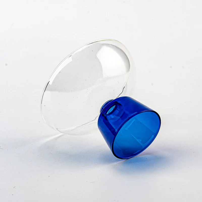 home decor borosilicate glass holder with stand