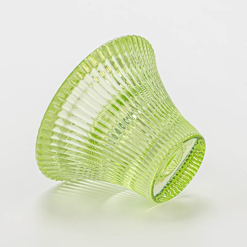  color tea light glass holder