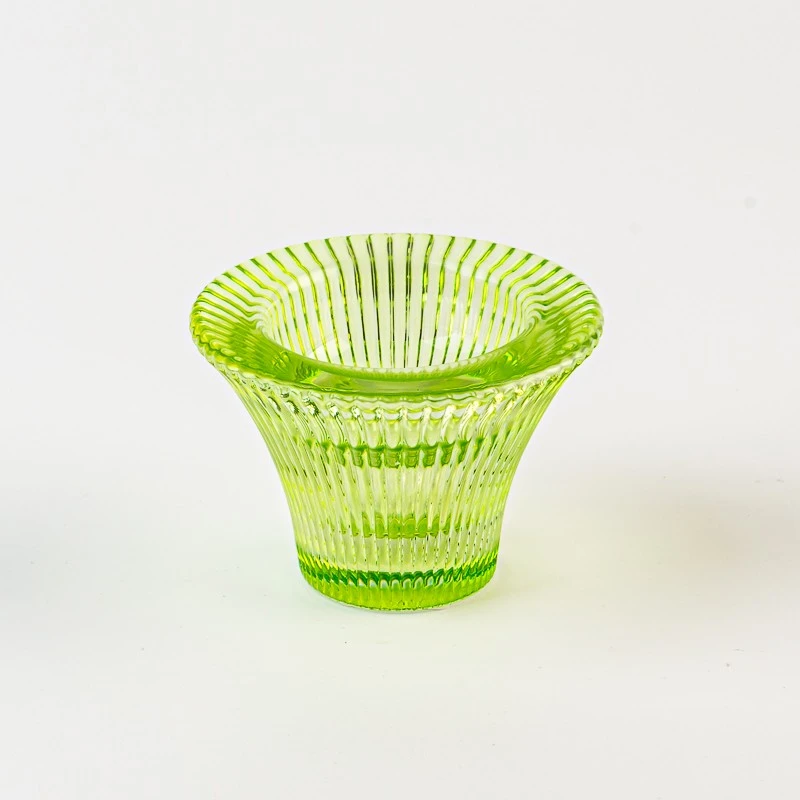 home decor color tea light glass holder