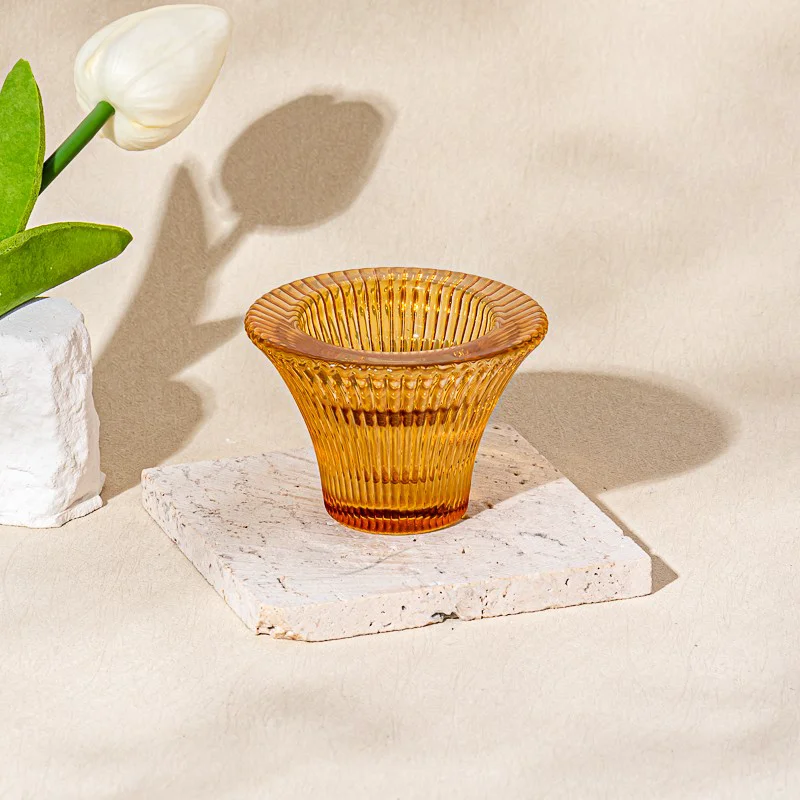 wedding decor candle stick glass holder