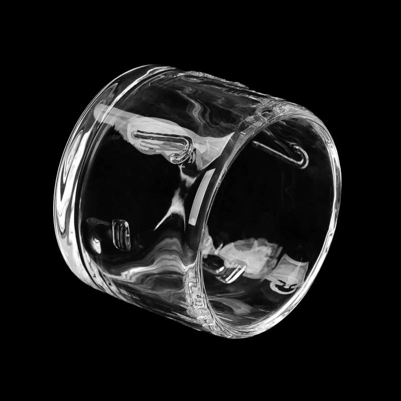 New Style Adorable Pattern Glass Jar 10oz Candle Jar for Candle Making