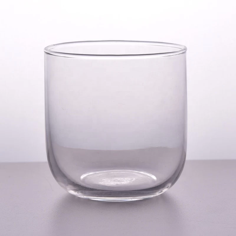 Crystal glass candle jar home decor
