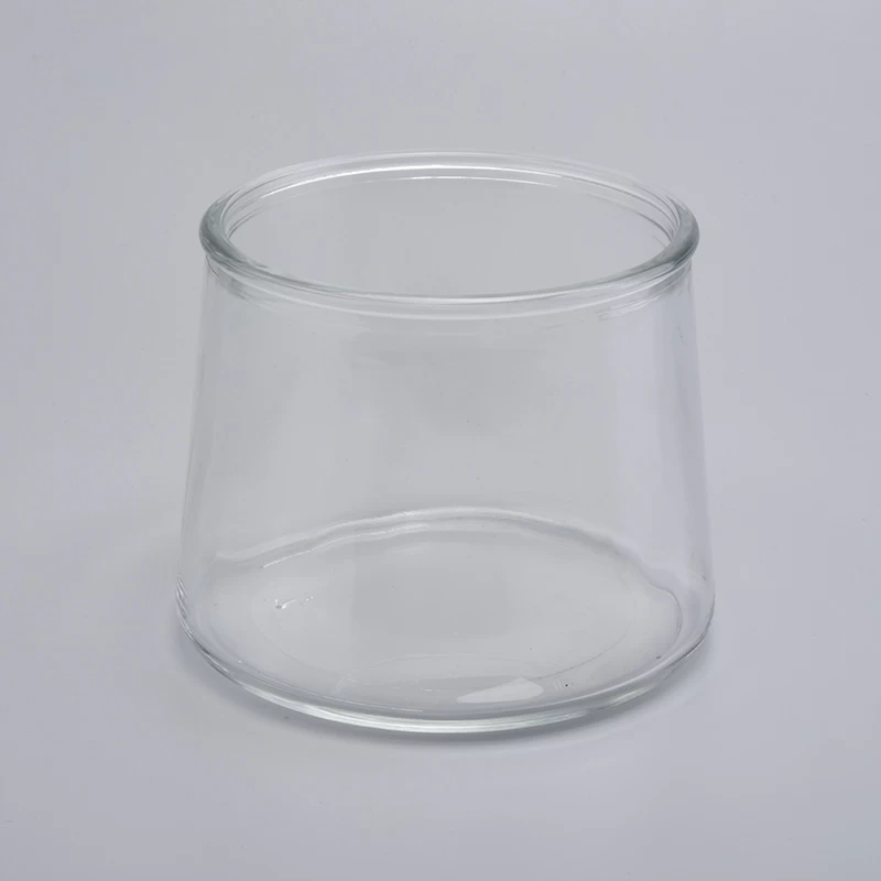 Round bottom glass candle vessels from Sunny Glassware
