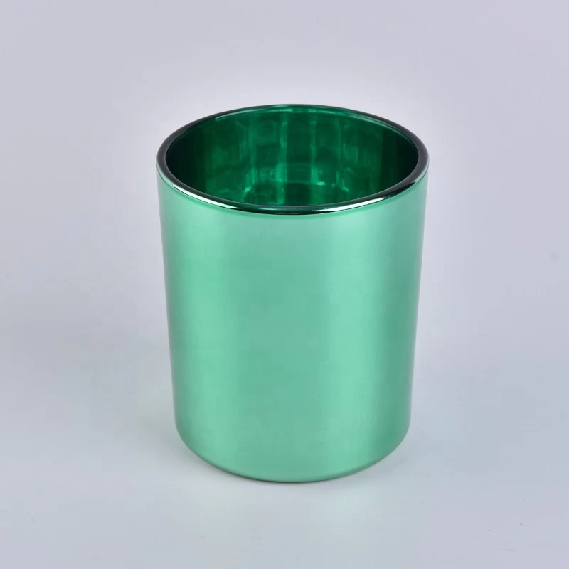 Cylinder glass candle tumbler for home decor
