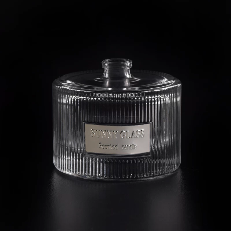 luxury clear glass bottle for fragrance