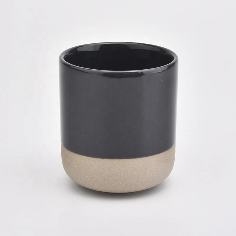 hot sales empty ceramic candle holders