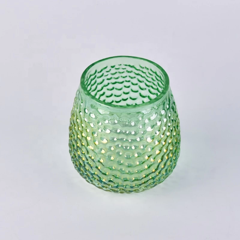 Wholesale green glass candle containers suppliers