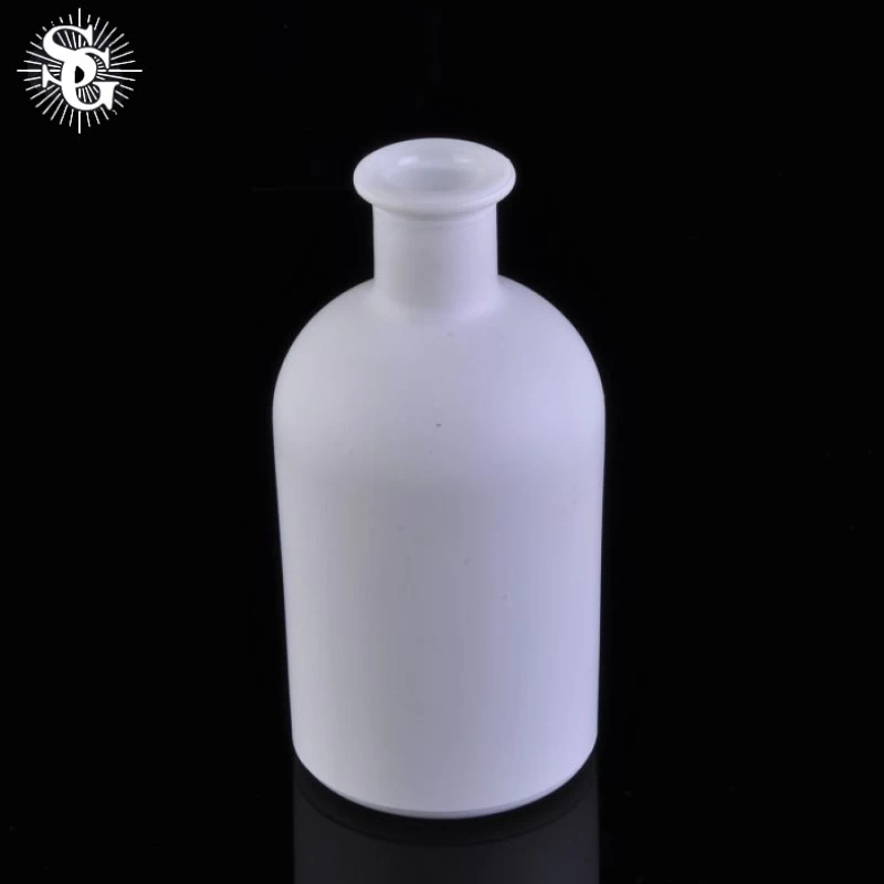 Sunny all white simple desgin reed glass diffuser bottle