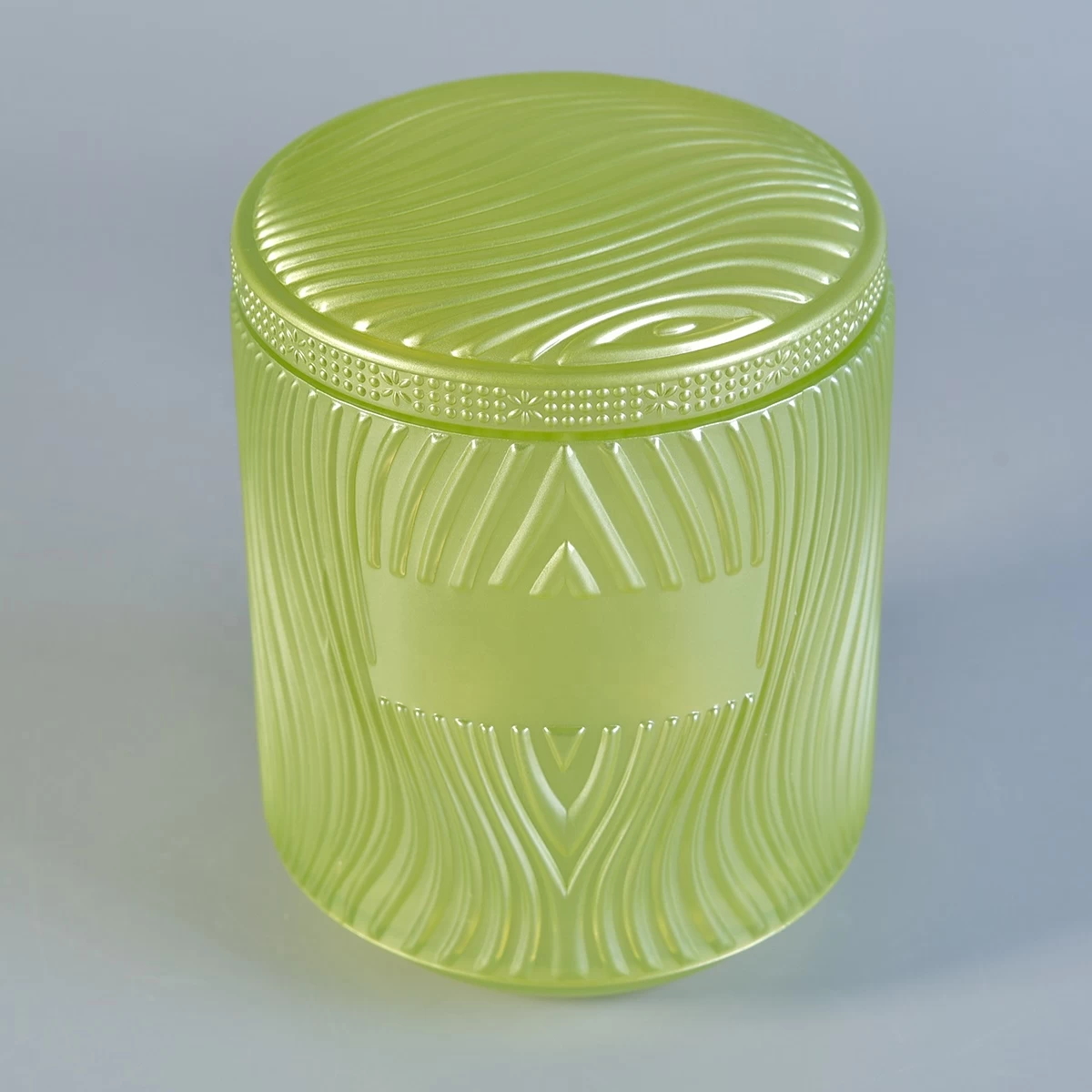Sunny design Wholesales custom luxury glass candle holders with lid