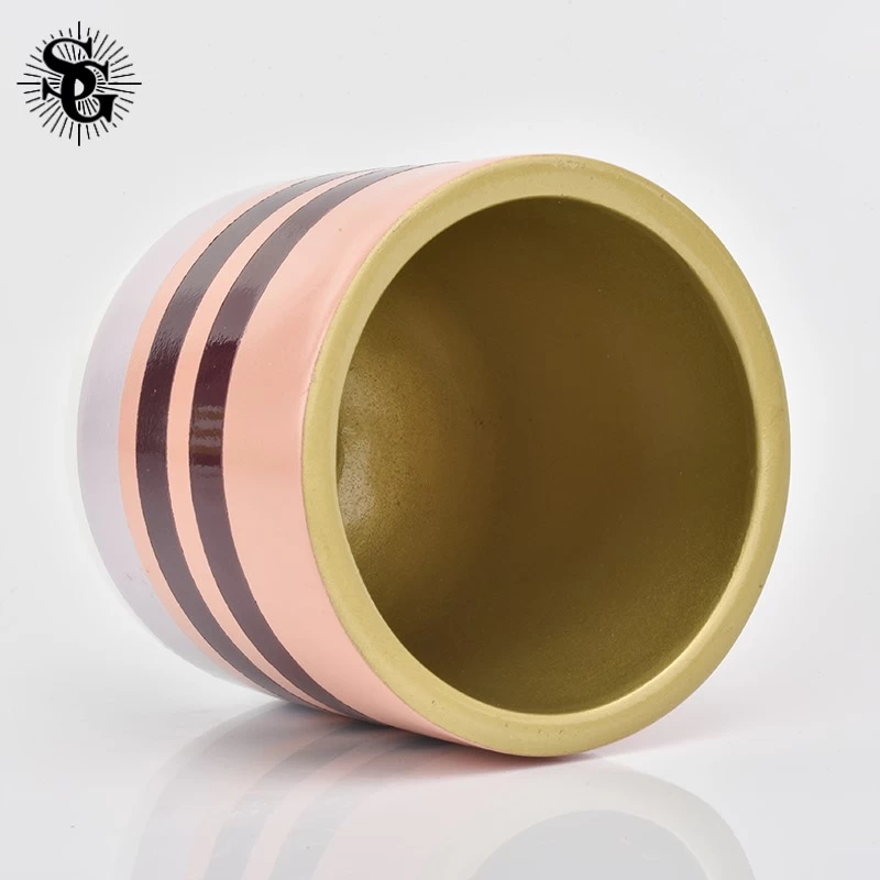 Sunny slap up 380ml 410g colourful colored concrete candle containers