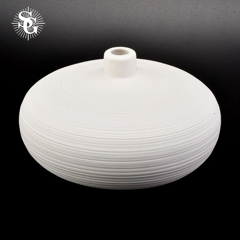 Sunny white OEM standard perfect design  empty ceramic diffuser bottle