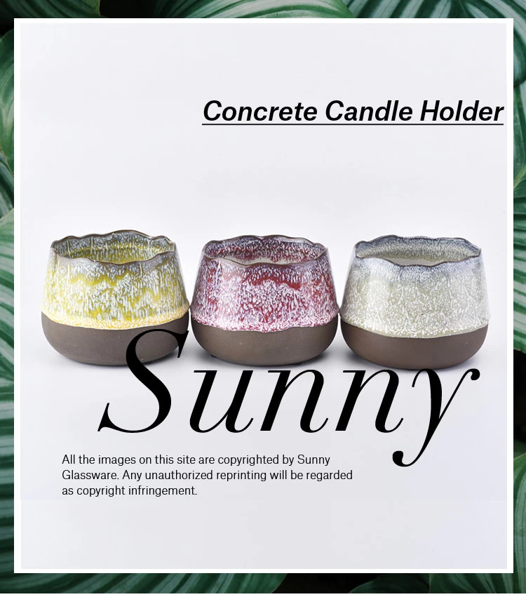 unique ceramic candle containers