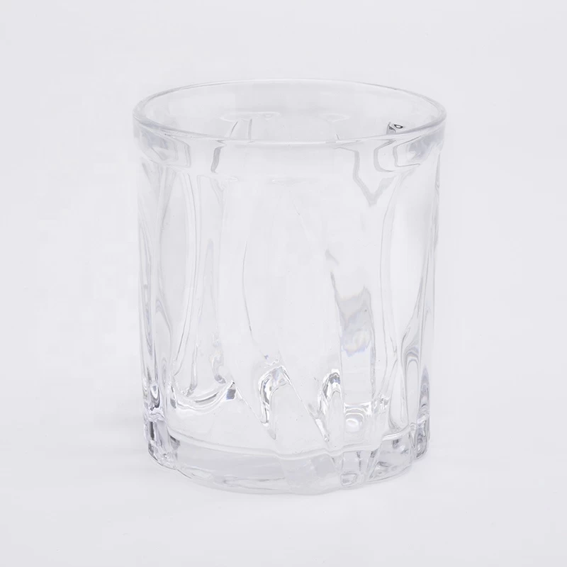 8oz 10oz Wholesales custom crystal empty luxury glass candle jars