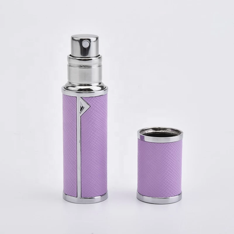 perfume spray bottle pump spray ztomier PU leather surface perfume bottle