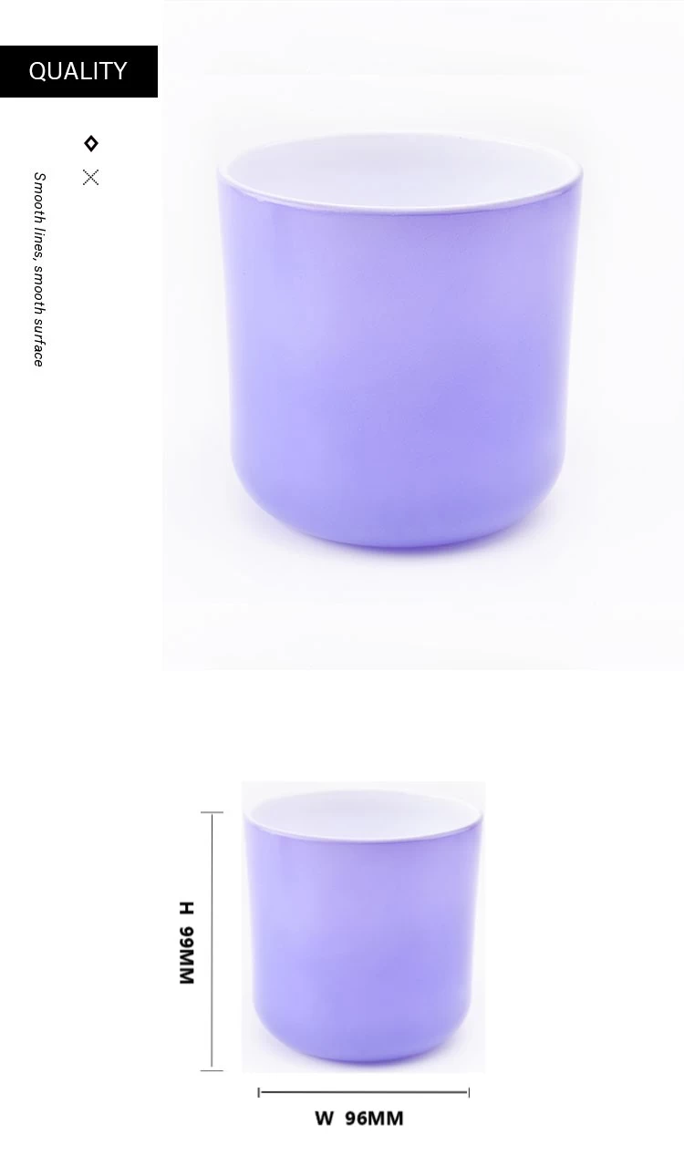 frosted glass jar candle