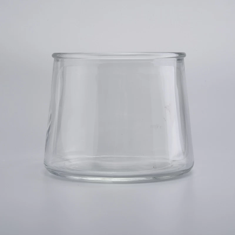 Round bottom glass candle vessels from Sunny Glassware
