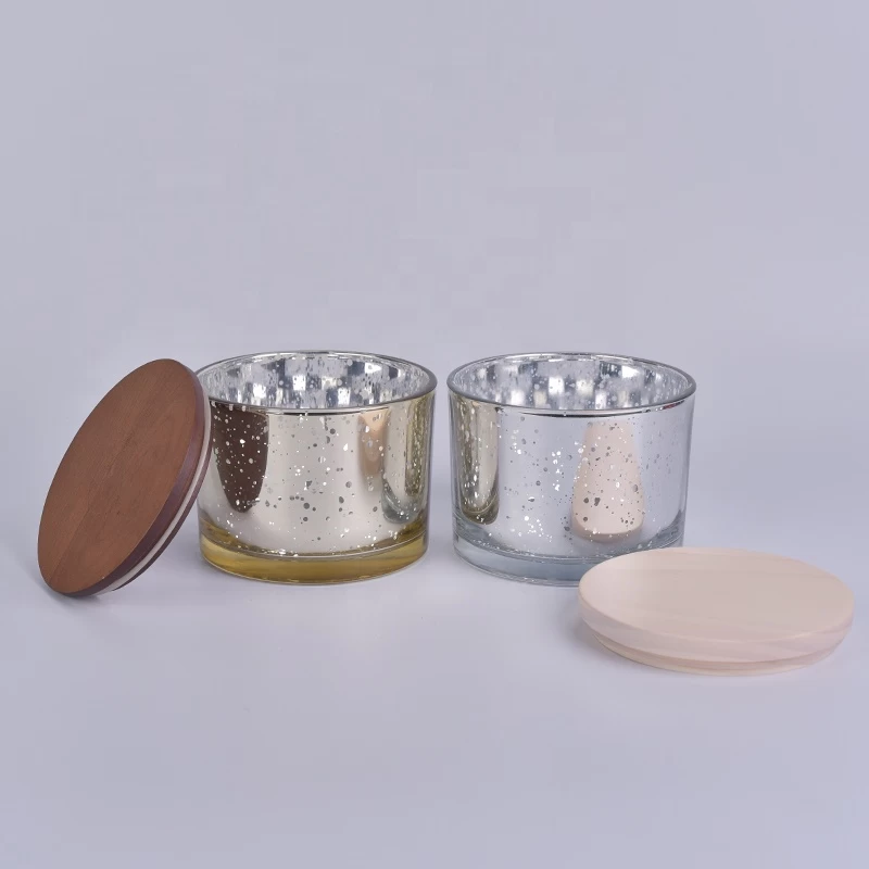 mercury glass candle vessels luxury