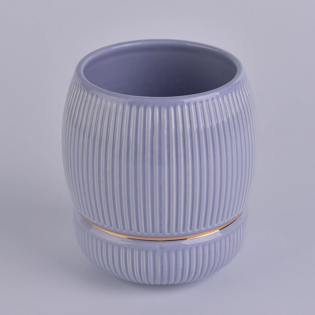 Sunny manufacturer custom empty ceramic scented jars candle in bulk