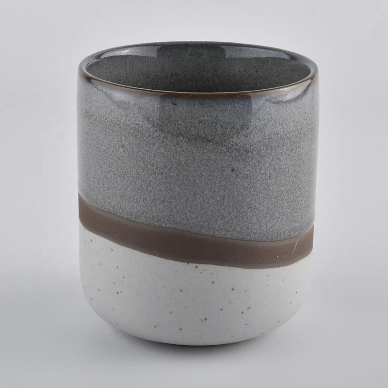 transmutation porcelain candle vessel with different colors