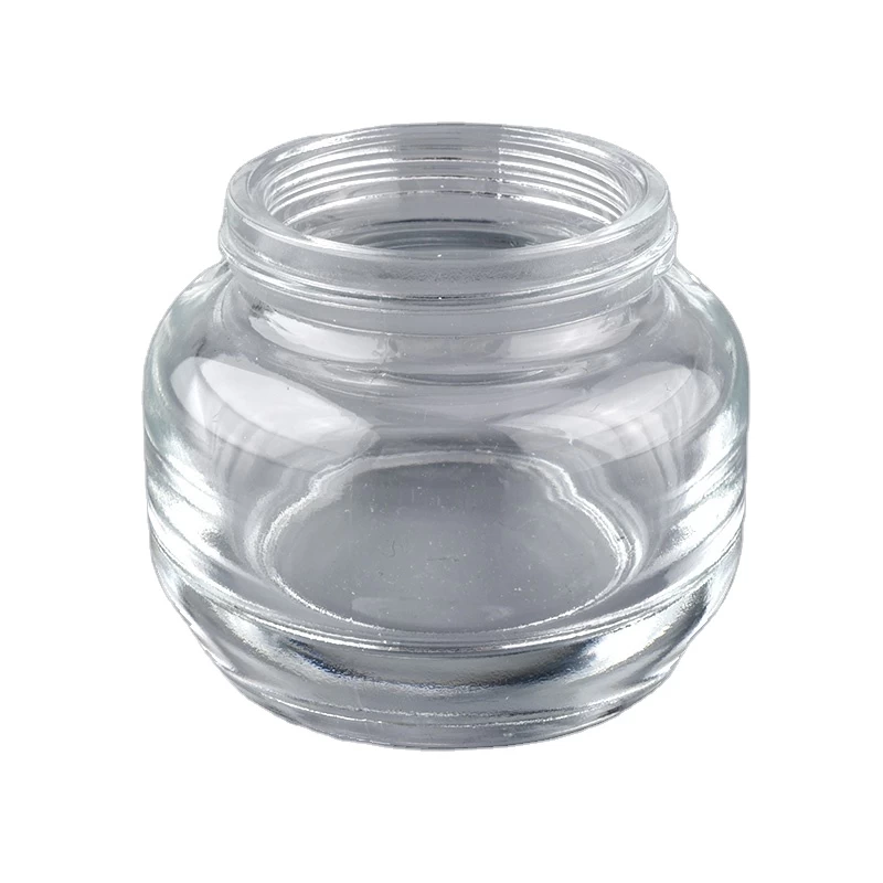 Transparent 60ml glass cosmetic bottle from Sunny