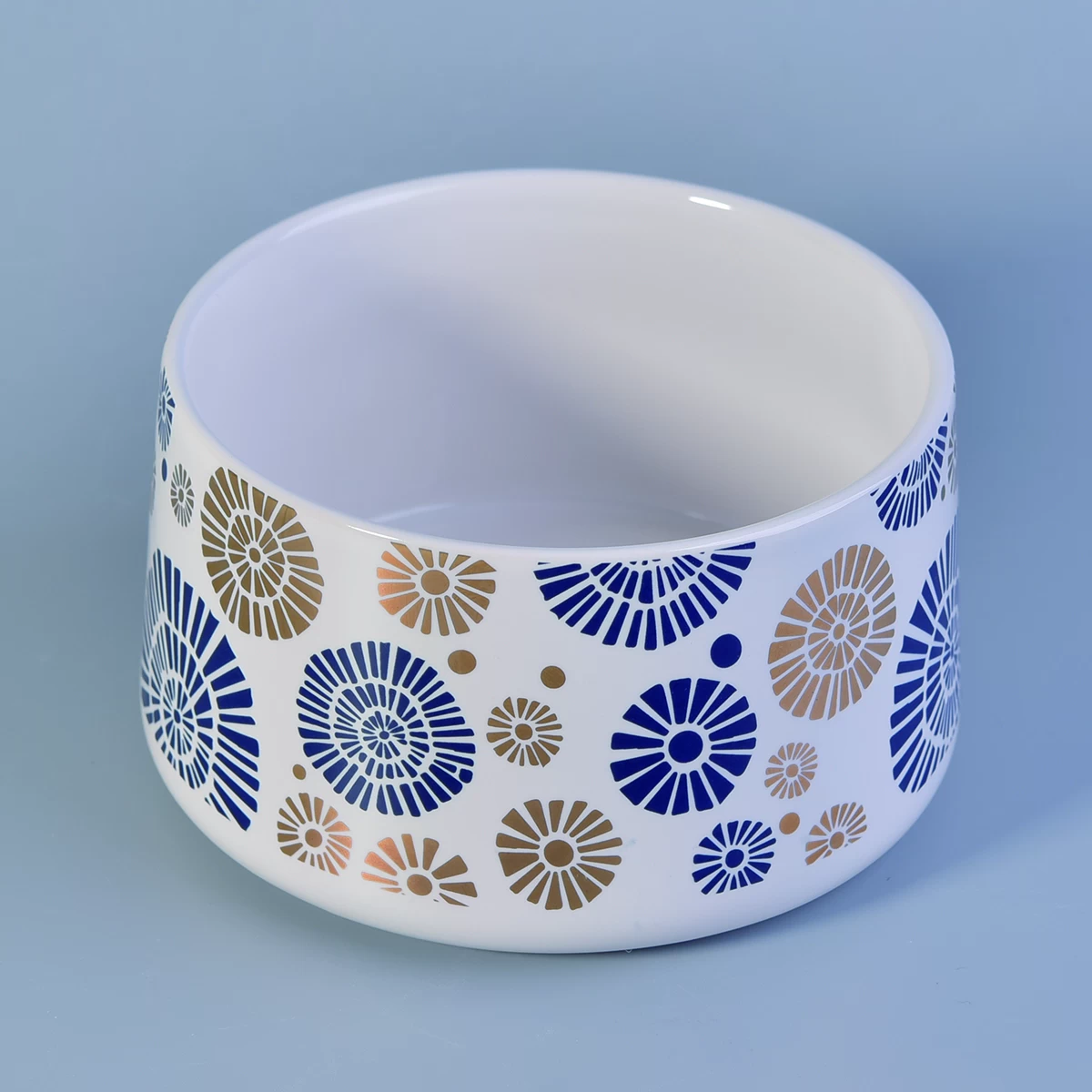 Sunny own design ceramic candle container