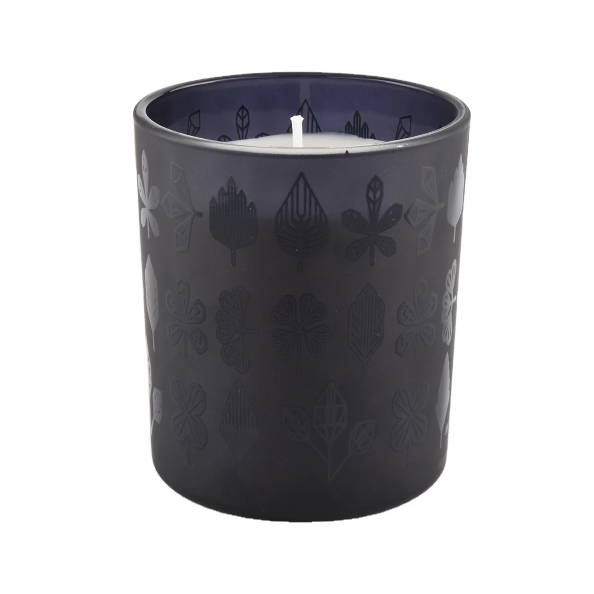 China Frosted glass candle holders for home decoration manufacturer