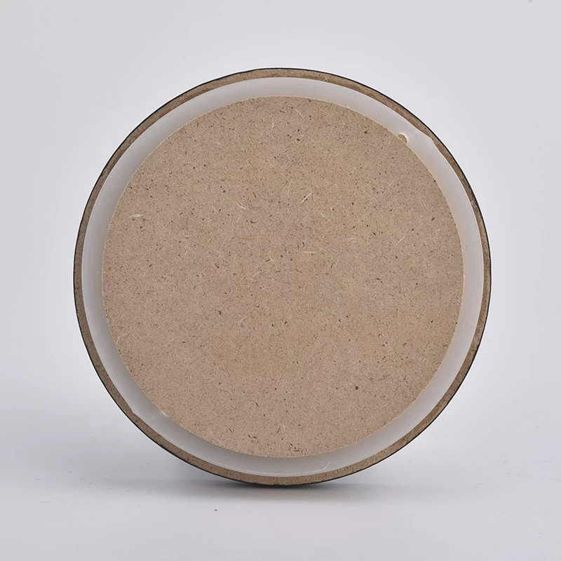 new color MDF lid for candle jars