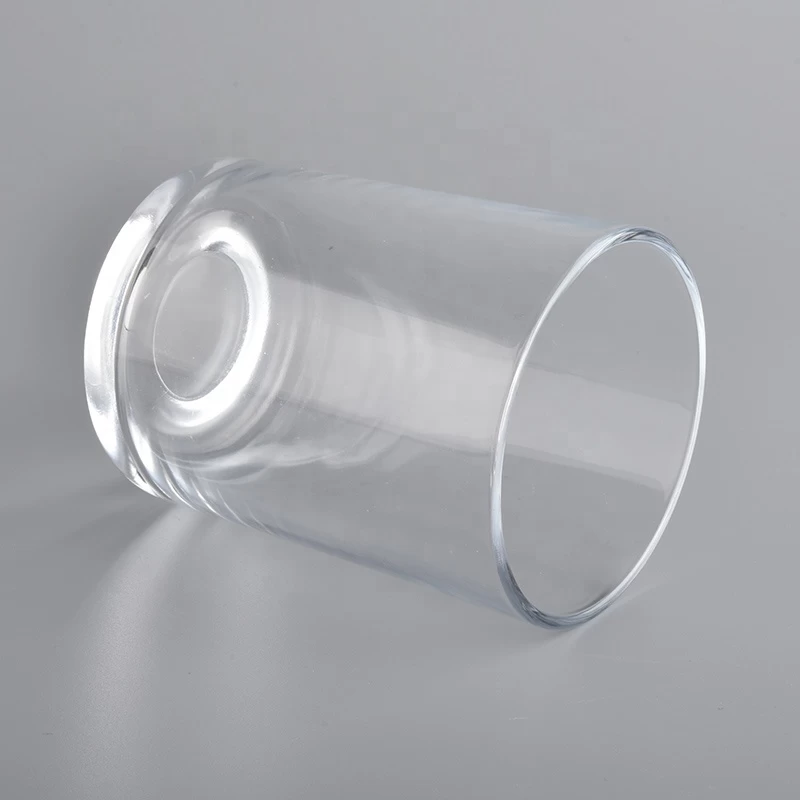 luxury round bottom 10oz glass candle jars