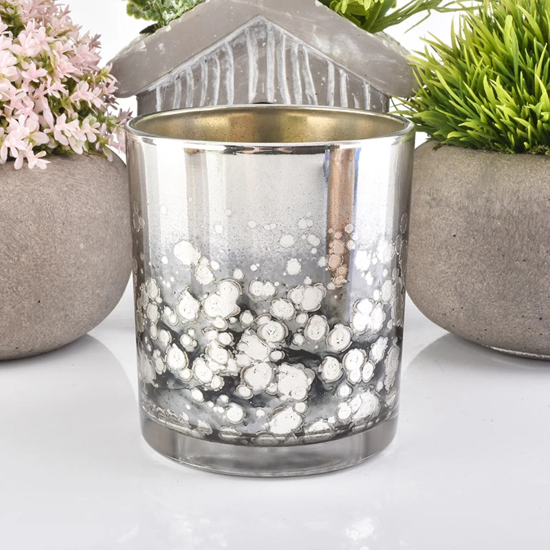 home decor glass jar soy candle holder