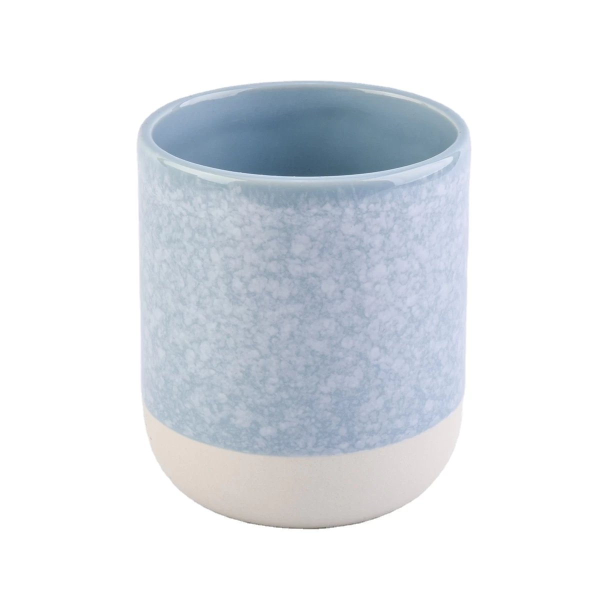 Sunny custom blue empty ceramic candle holders suppliers