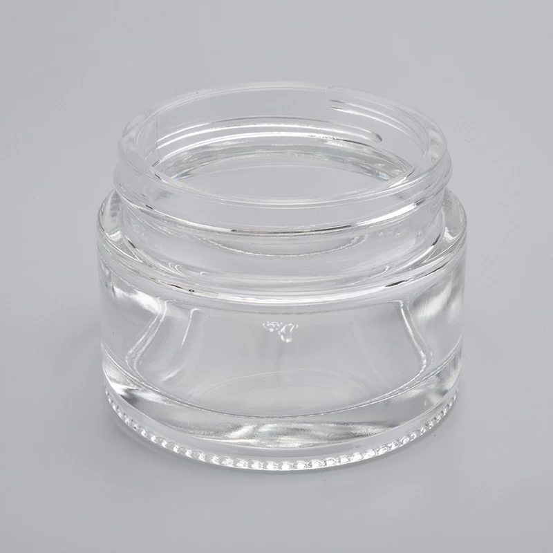 Transparent cream jar cosmetic container package box
