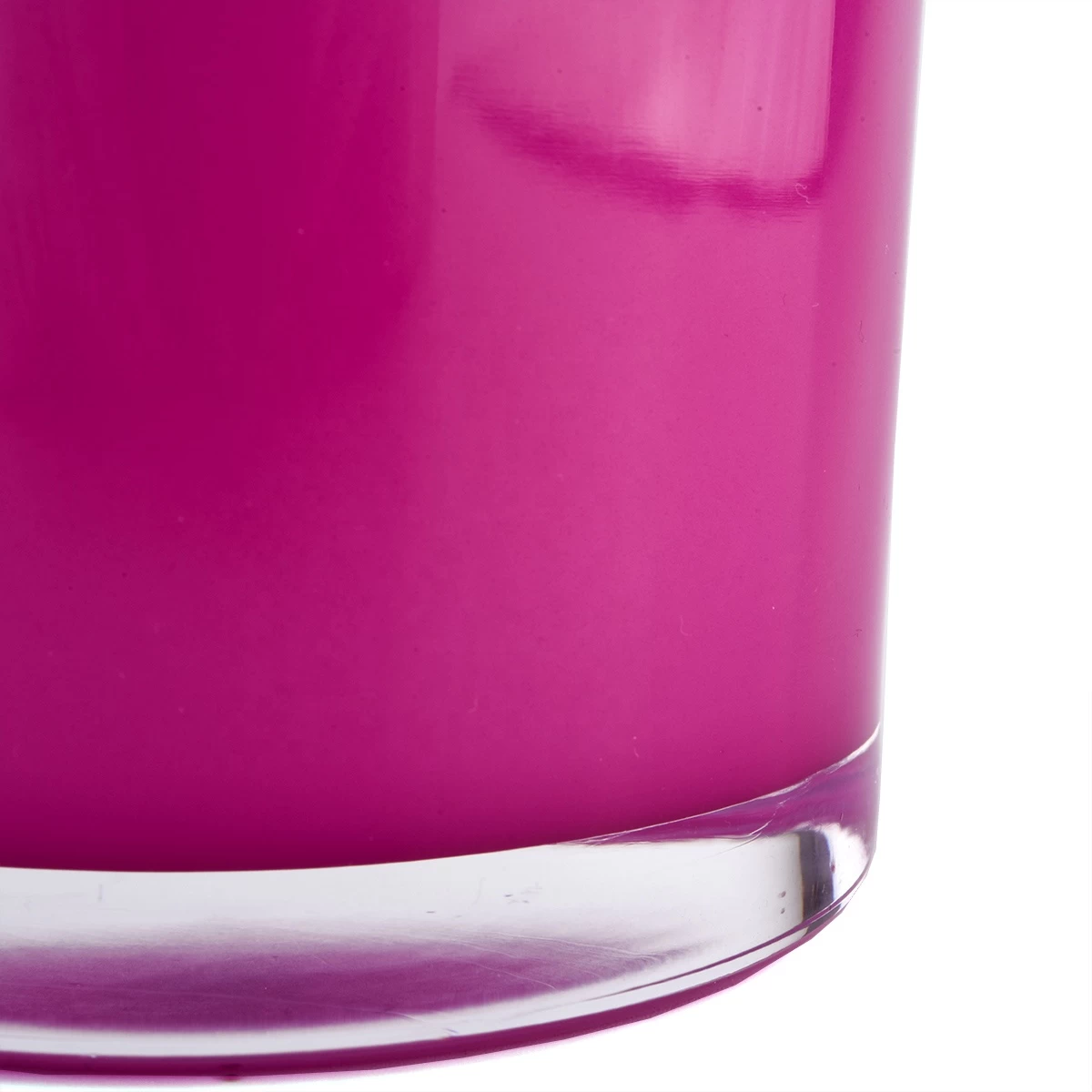 Gradient color glass candle holders for candle wax