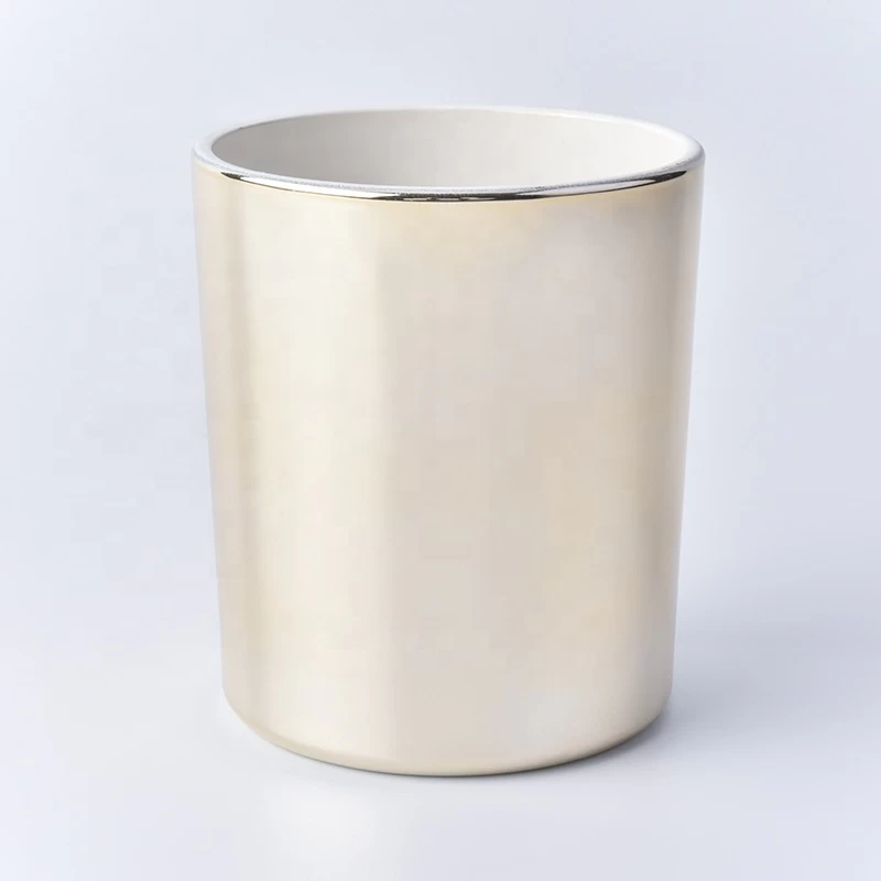 luxury gold votive glass candle jar