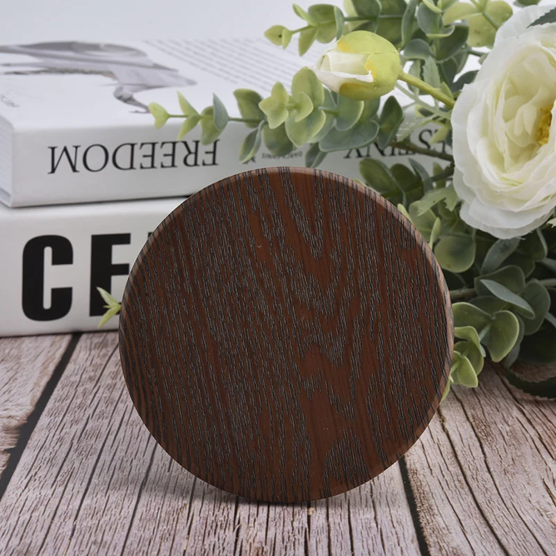 new arrived MDF board lid for candle jars