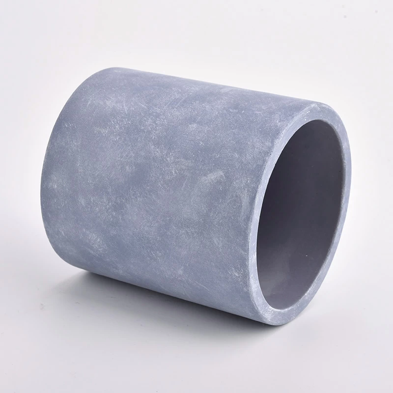 cement candle holders for candle wax