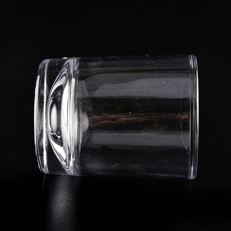Thick wall glass candle jars for home fragrance