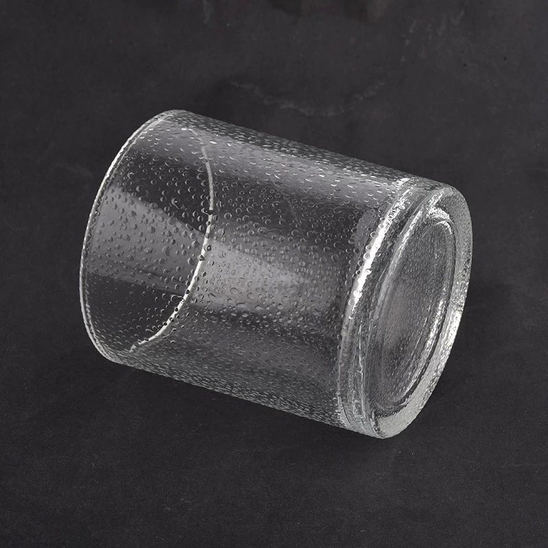 luxury clear decoration glass candle jar