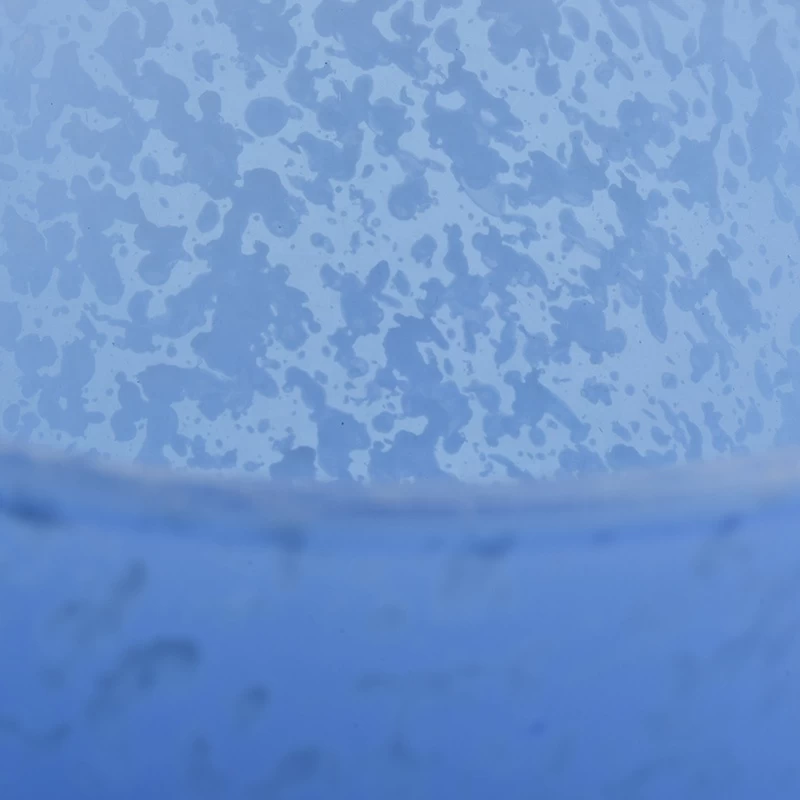 14oz blue decoration glass candle jar holder