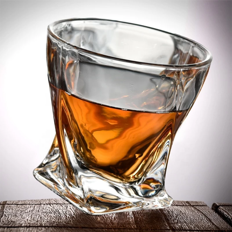 5pieces Wholesales Lead Free crystal Whiskey Glasses Decanter cup sets