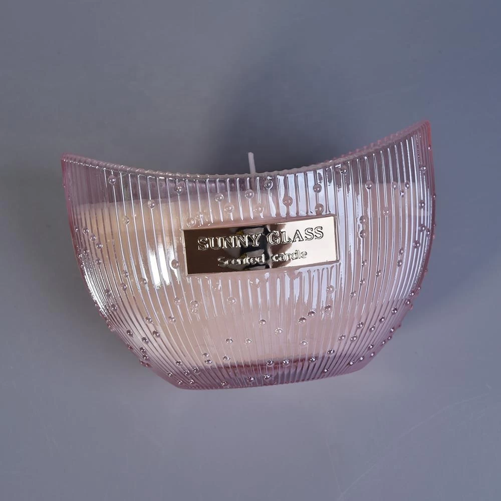 Sunny Glassware own design private label  glass candle holders