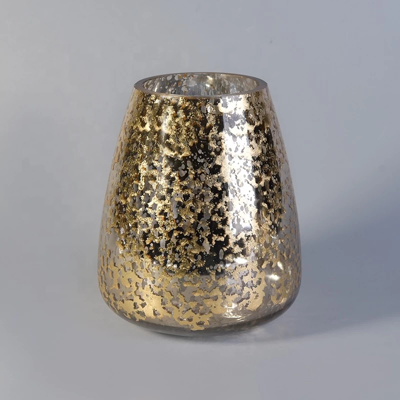 In bulk glass electroplating mercury candle jars holder 8 oz 10 oz
