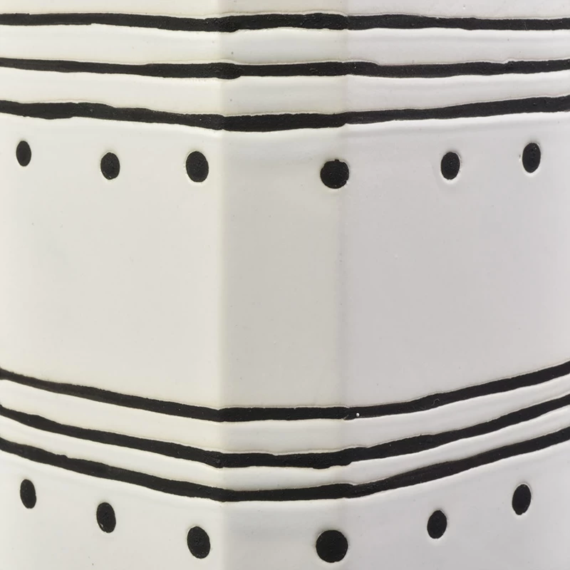 glazing ceramic bath accessories sets simple pattern ceramic bottle toothbrush holder