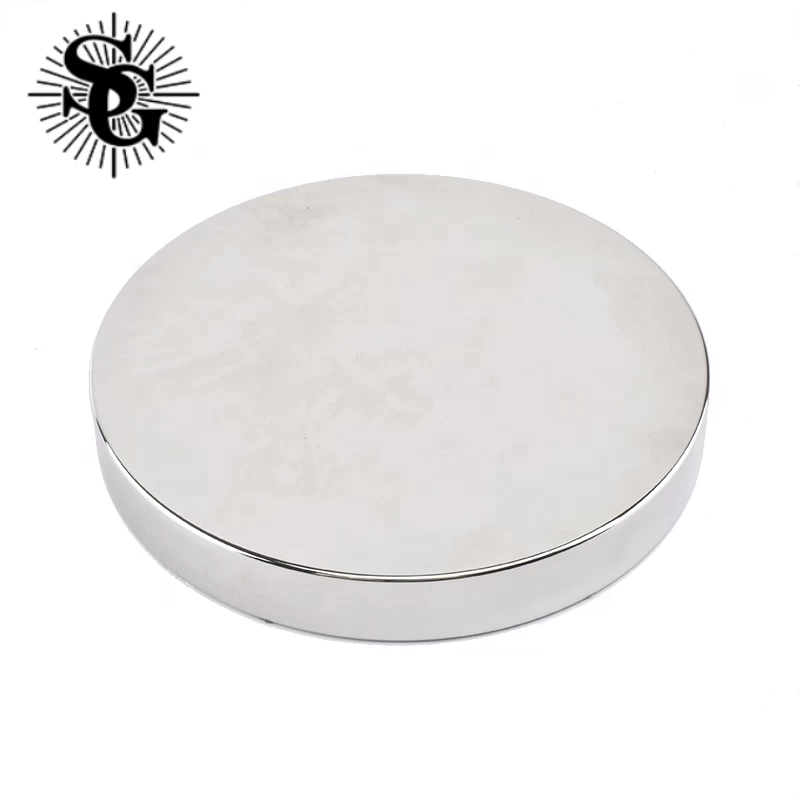 Sunny customized recycled silver metal tin lid for candle jar