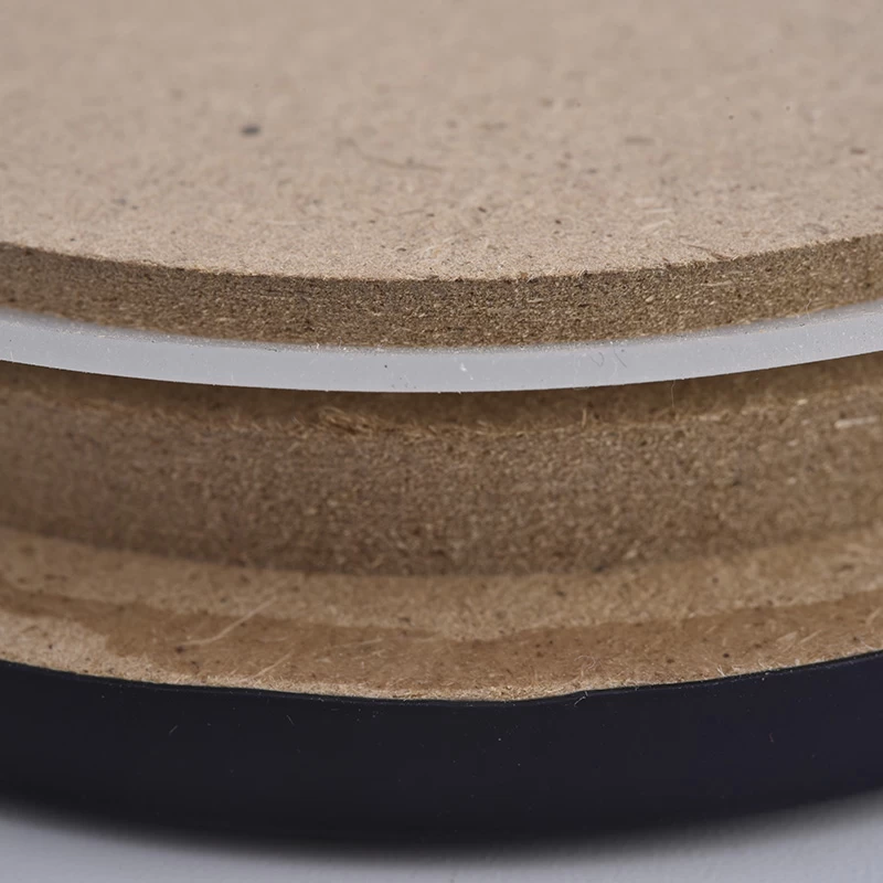 new color MDF lid for candle jars