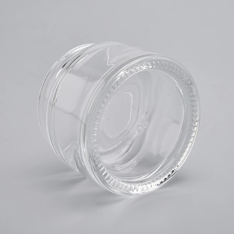 Transparent cream jar cosmetic container package box