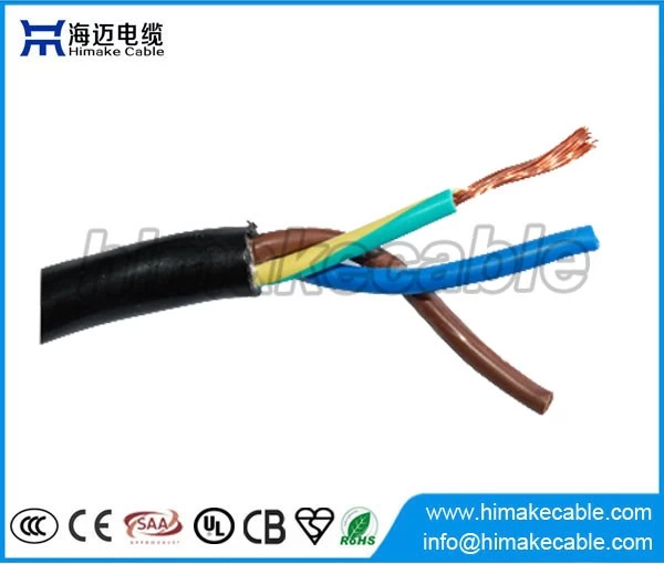 China Fabricante de cabo de fio elétrico flexível de cobre ou CCA cabo de extensão flexível 300 / 500V fábrica na China fabricante