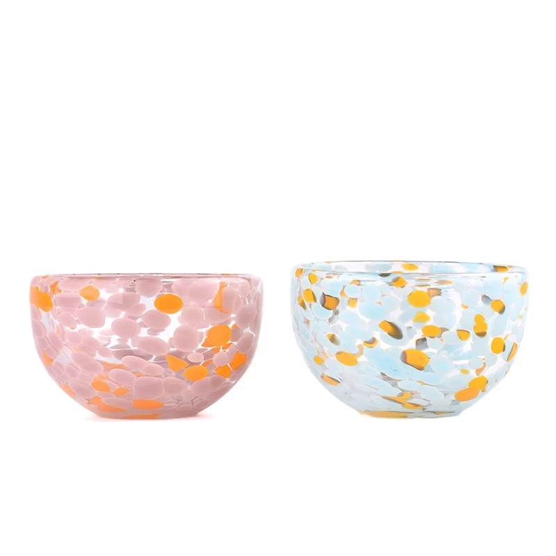  luxury colorful Glass Bowls For Candle Making wholesale