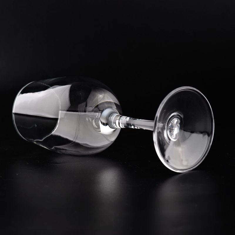 Hand Blown Crystal Wine Glasses Customized Modern Champagne Glasses