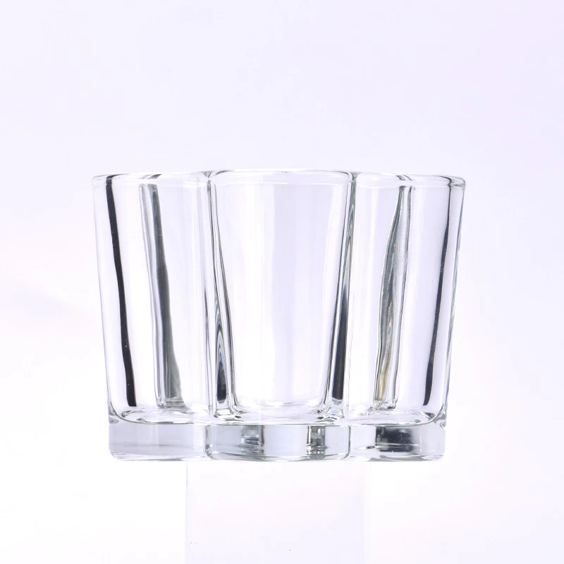 140ml empty clear glass candle jar wholesale