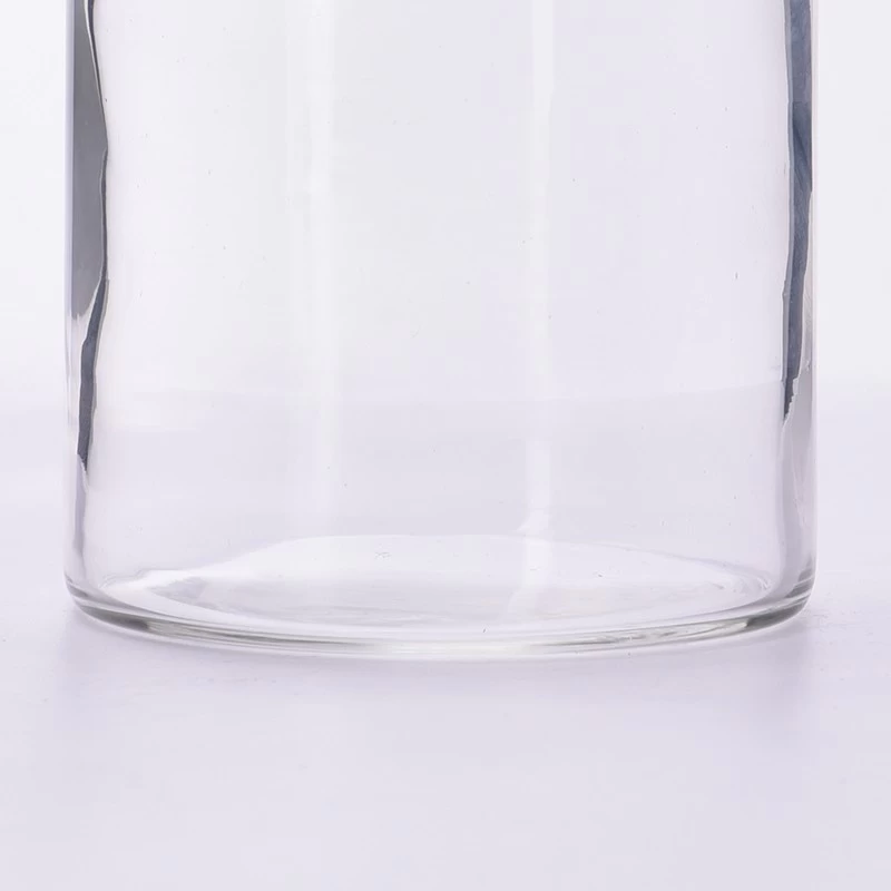  8oz glass candle holder Clear glass candle container supplier